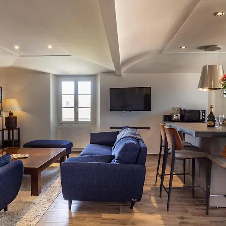 Apartment Spacieux Pour 6p Vue Vieil Antibes